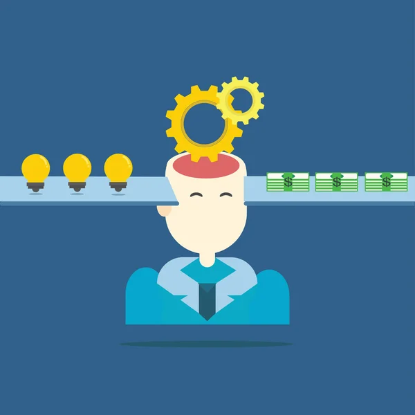 para kavramı, vektör, illüstrasyon fikirdir..