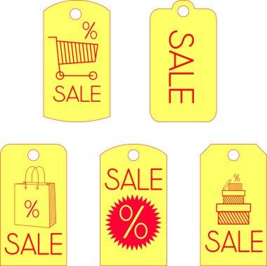 satış için etiket