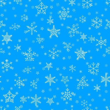 Mavi arkaplanda karsız desen