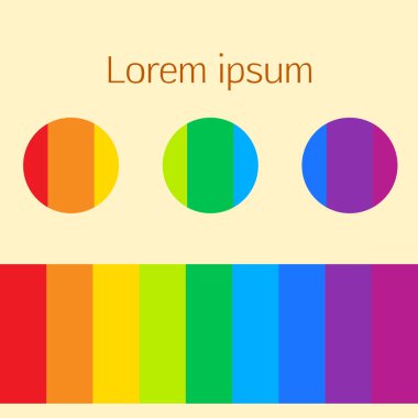 Gökkuşağı vektör arka plan.