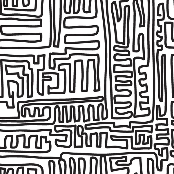 Labirent çizgi deseni