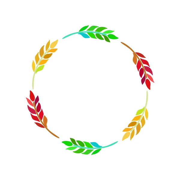 buğday, arpa ve çavdar kulaklar. vektör çizim.