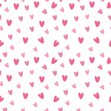 Beyaz arka planda pembe sevgililer günü kartı olan kusursuz bir arka plan.