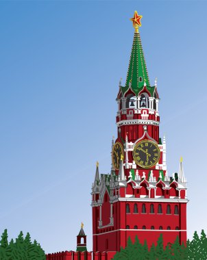 Moskova kremlin.russia.iillustration