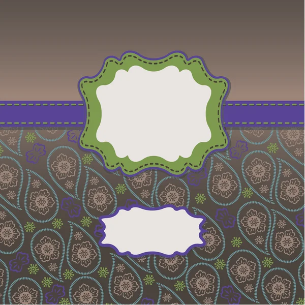 Paisley fundo em Mens modelo de design ou arte —  Vetores de Stock