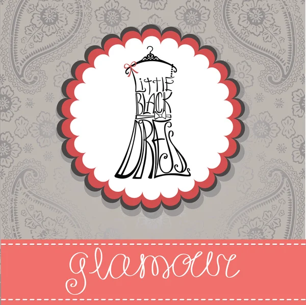 Silueta rochiei feminine — Fotografie, imagine de stoc