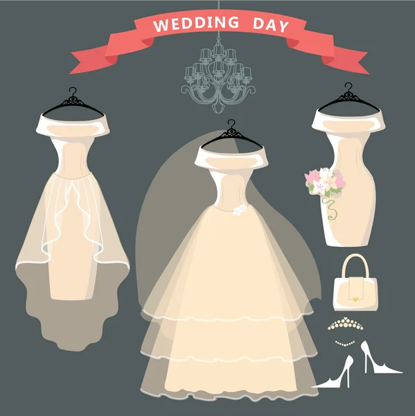 Wedding dresses — Stock Photo, Image