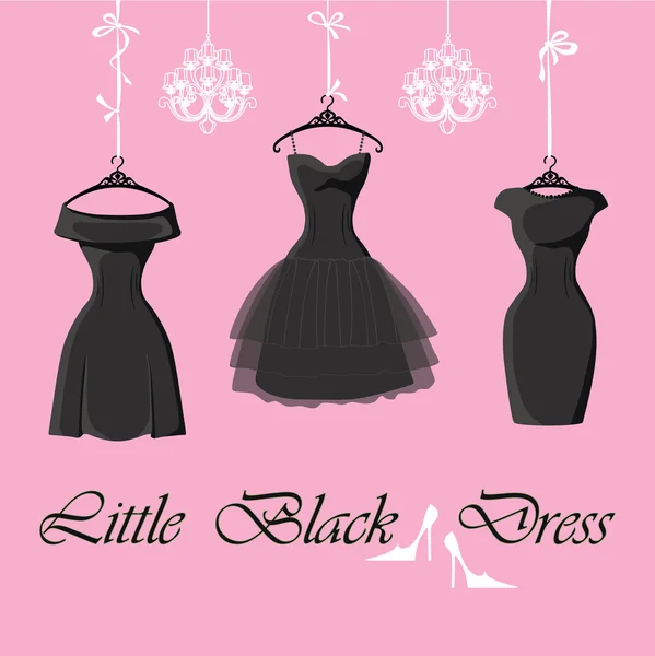 Little black dresses — Stock Photo, Image