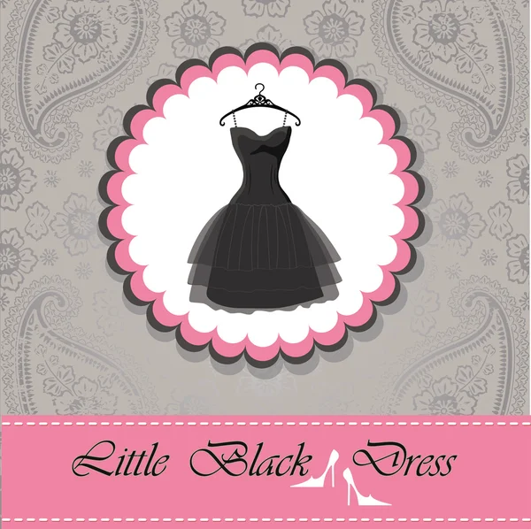 Label with dress. — Stock Photo, Image