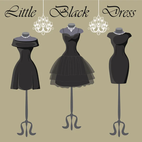 Little black dresses — Stock Photo, Image