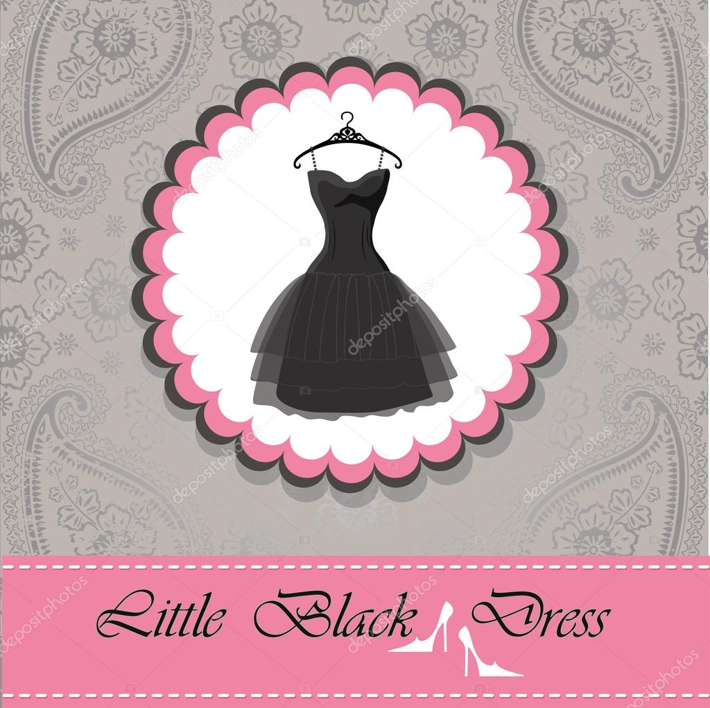 Label with dress.