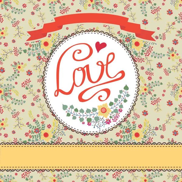 Inscription "Love" — Stock Photo, Image