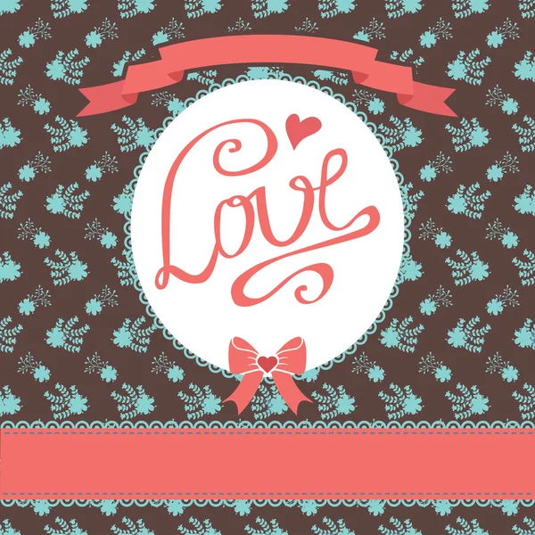 Inscriptie "love" — Stockfoto