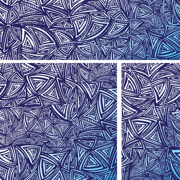 Набор текстур фона с абстрактными треугольниками — стоковое фото