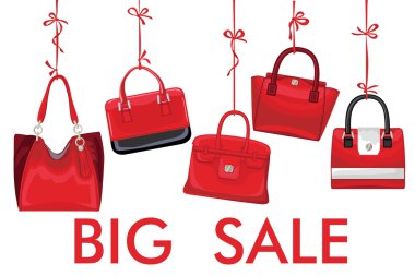 Kırmızı Moda Bayan el çantası asmak ribbon.big Satılık
