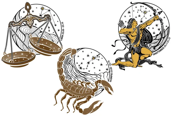 Terazi, Akrep, yay ve burç sign.horoscope