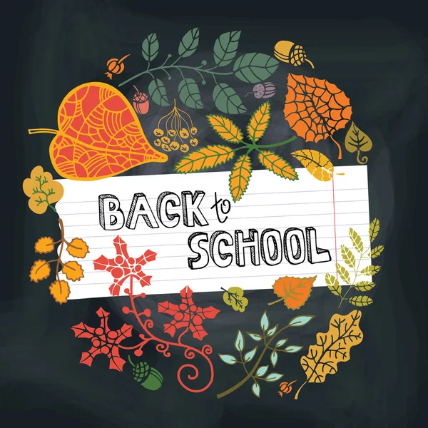 Back to school design template — Stock Photo, Image