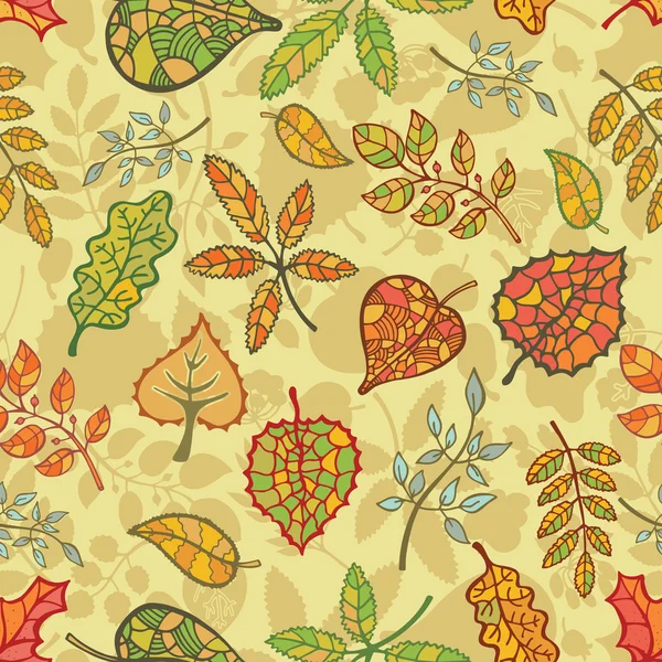 Autumn seamless pattern — Stock Photo, Image