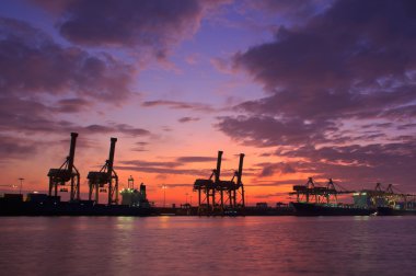 Deniz Ticaret noktası yük konteynırları