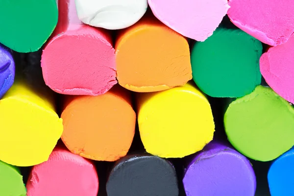A set of colors of Modeling clay background — Stock Photo, Image