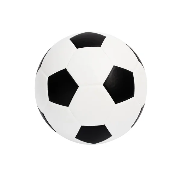 Bola de futebol isolada em branco — Fotografia de Stock