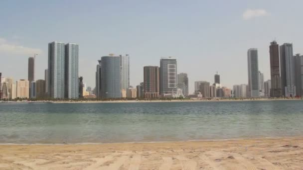 UAE.Shardzha.Corniche St.February 2014. — Stock Video