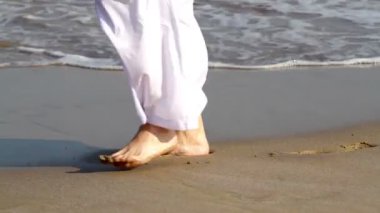 Deniz kenarında beach.arab adama Arap adam girer