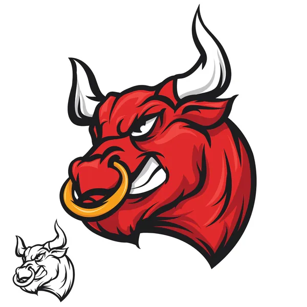 Angry bull Vector Art Stock Images | Depositphotos