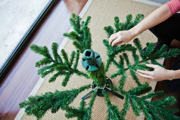 yapay bir Noel ağacı şekli nasıl