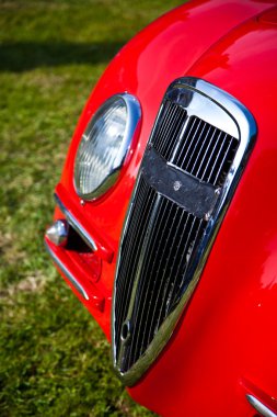 Klasik Otomobil ve radyatör ızgara