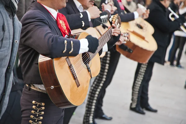 Mariachi Hiszpania gitara gracz — Zdjęcie stockowe