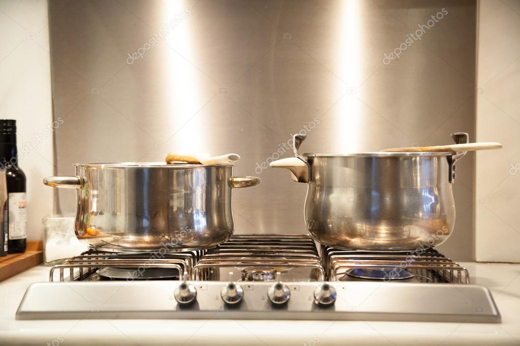 Pan in kitchen