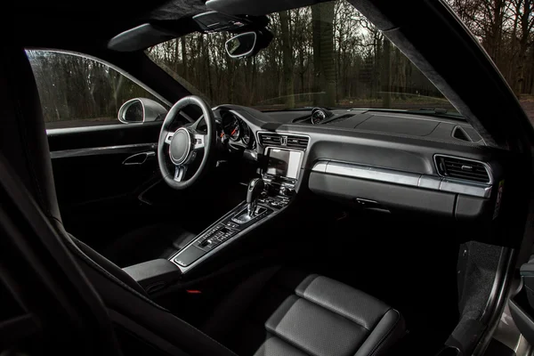 Dashboard in sport car luxury and race