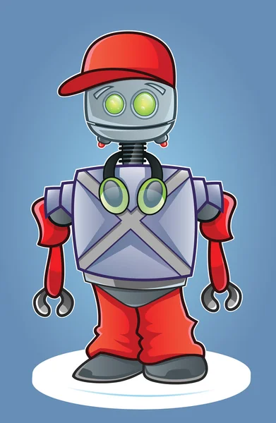 Cartoon stedelijke robot — Stockfoto