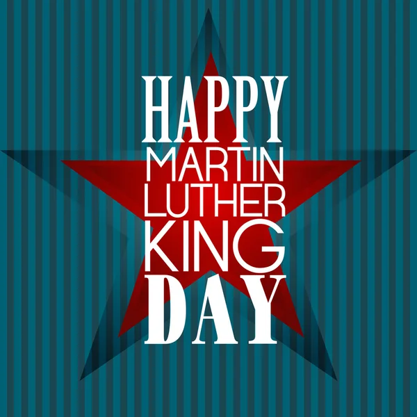 Happy Martin Luther King Day american — Stock Vector