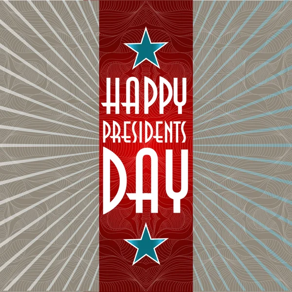 Presidents day background — Stock Vector