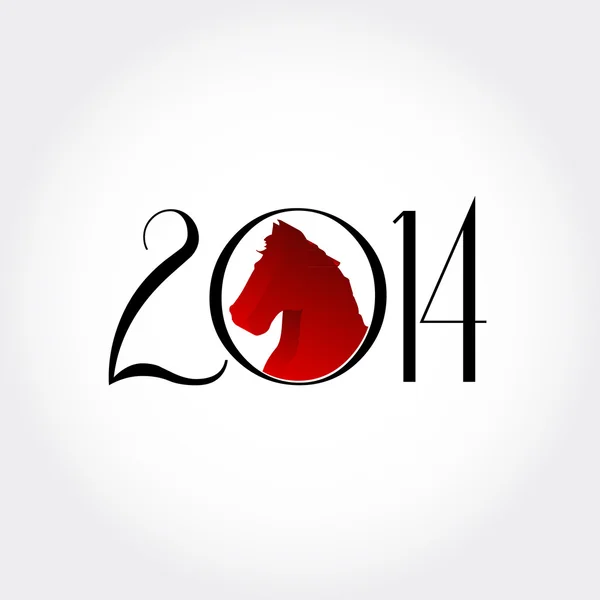 Año del caballo 2014 — Vector de stock