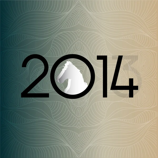 Έτος του αλόγου 2014 — Διανυσματικό Αρχείο