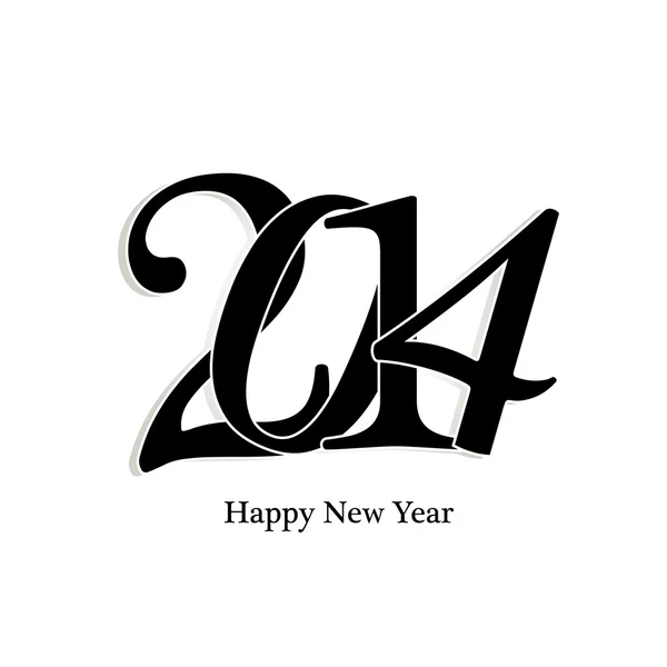 Поздравление с Новым 2014 годом . — стоковый вектор
