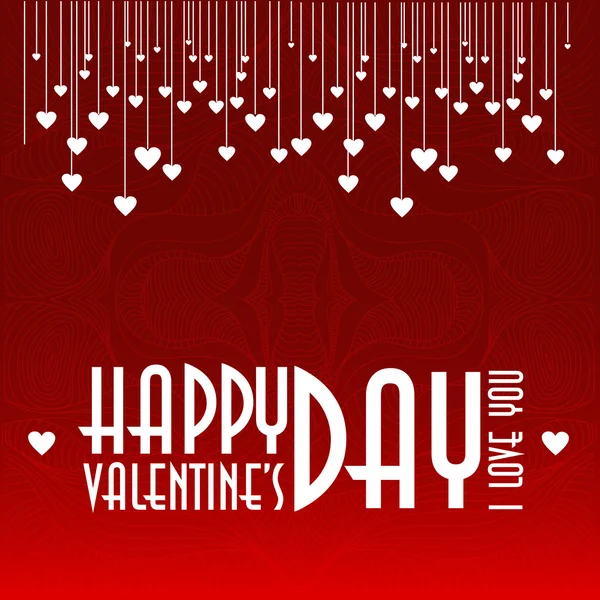 Valentines Day card — Stock Vector