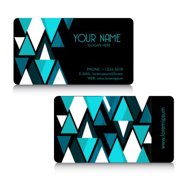 Modern kartvizit set