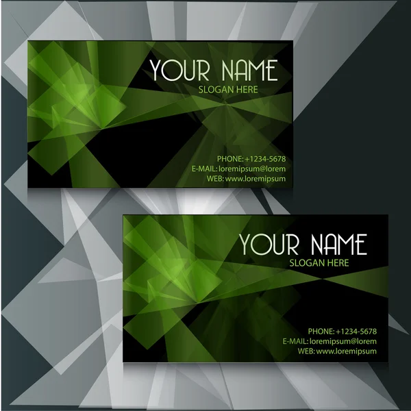 Modern Business-Card Set — Stock Vector