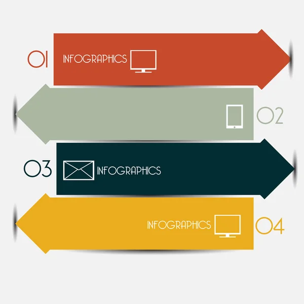 Infographie éléments de conception — Image vectorielle