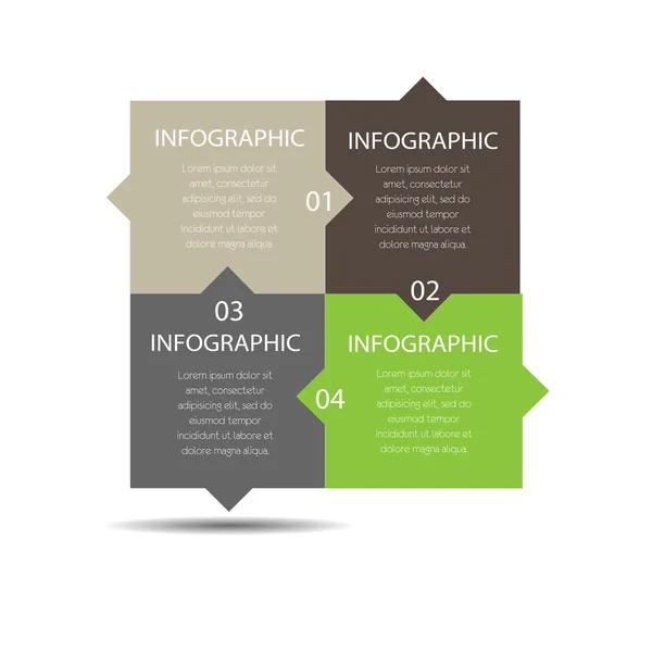 Infographie éléments de conception — Image vectorielle