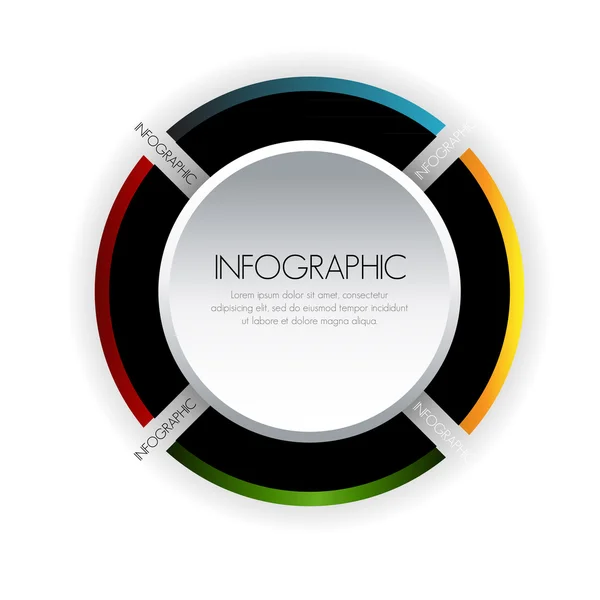 Infographics designelement — Stock vektor