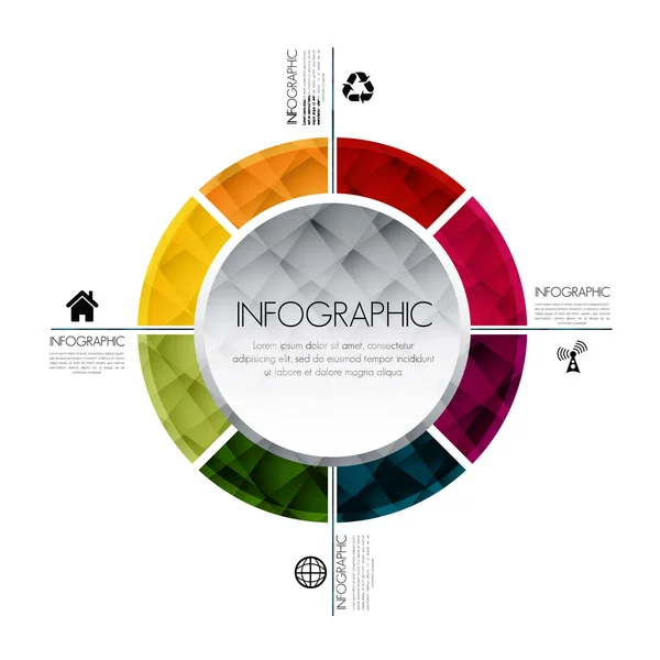 Elementos de diseño de infografías — Vector de stock