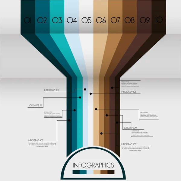 Infographics tasarım öğeleri — Stok Vektör