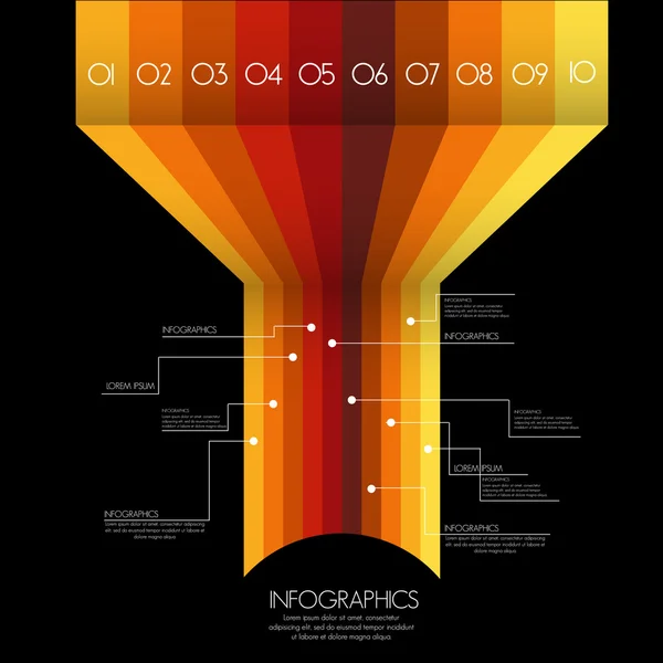 Elementos de design de infográficos — Vetor de Stock