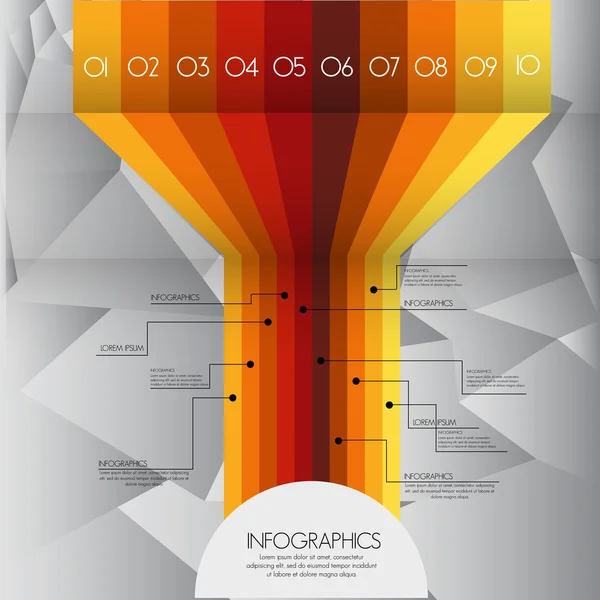 Infographie éléments de conception — Image vectorielle