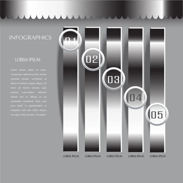 Infographie éléments de conception — Image vectorielle